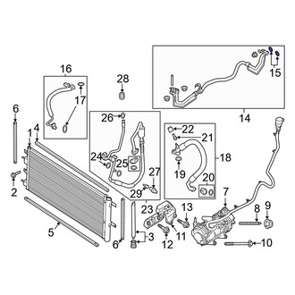 Ford OE - A/C Refrigerant Line O-Ring