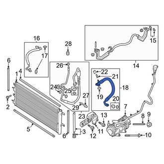 Ford OE - A/C Refrigerant Suction Hose