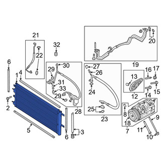 Ford OE - A/C Condenser