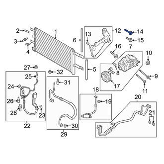 Ford OE - A/C Compressor Bolt