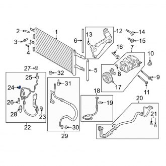 Ford Mustang Mach-E A/C Compressors & Parts - Cover Plates, Seals | CARiD