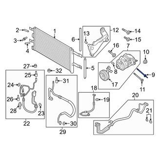Ford OE - A/C Compressor Bolt