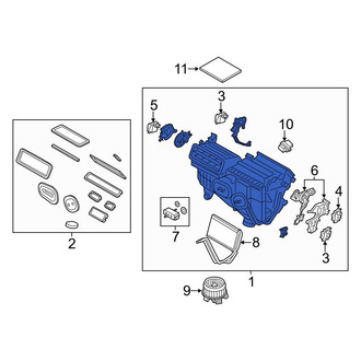 Ford OE - Front HVAC Unit Case Assembly