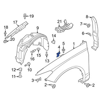 Ford OE - Front Left Fender Bracket