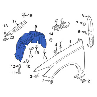 Ford OE - Front Left Fender Splash Shield