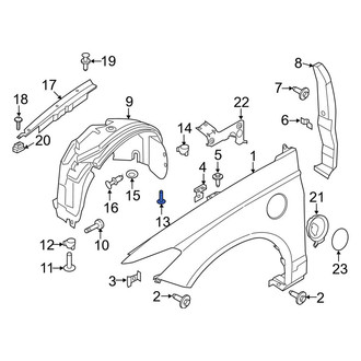 Ford OE - Bumper Cover Screw