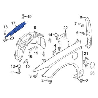 Ford OE - Front Left Fender Filler Panel