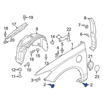 Ford OE - Lower Window Regulator Guide Bolt