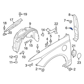 Ford OE - Rear Fender Bracket
