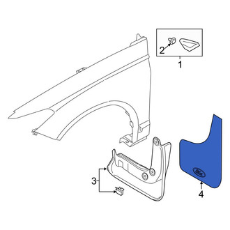 Ford OE - Front Mud Flap