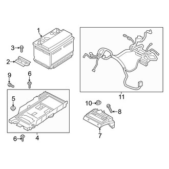 Ford OE - Electrical - Battery (Conventional, Battery), (S / SE / Titanium)