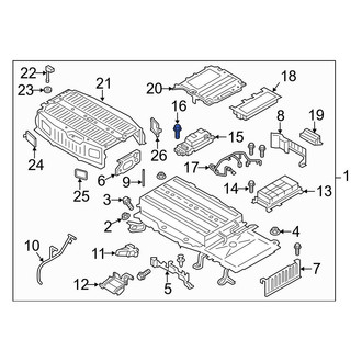 Ford OE - Battery Tray Bolt