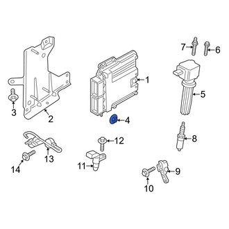 Ford OE - Body A-Pillar Trim Panel Nut