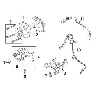Ford OE - Electrical - ABS Components (From 07/14/2014)