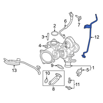 Ford OE - Turbocharger Coolant Line