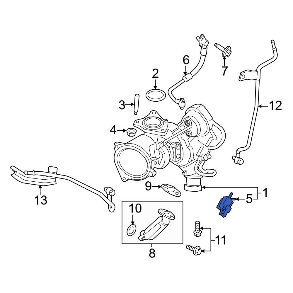 Ford OE CJ5Z9K378B - Turbocharger Boost Solenoid