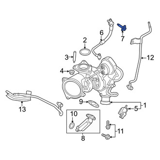 Ford OE - Turbocharger Oil Line Bolt