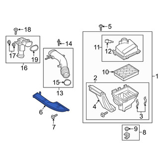 Ford OE - Engine Air Intake Hose