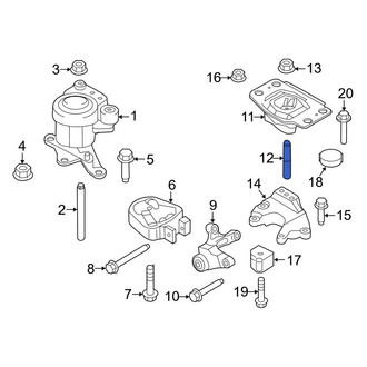 Ford OE - Manual Transmission Mount Stud