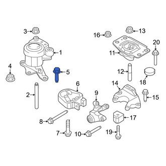 Ford OE - Automatic Transmission Mount Bolt