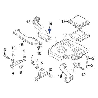Ford OE - Engine Air Intake Hose Bolt