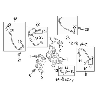 Ford OE - Engine / Transaxle - Turbocharger & Components (2.0L)