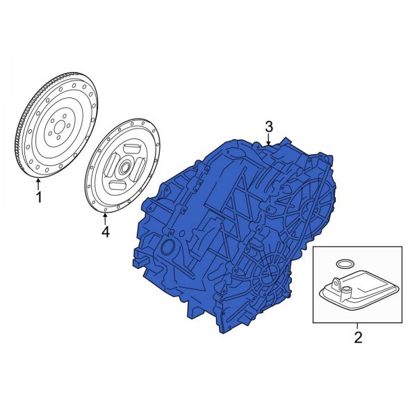 Hybrid Electric Motor and Transmission Assembly