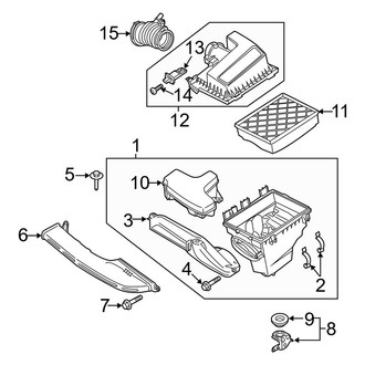 Ford OE - Engine / Transaxle - Air Intake (2.5L)