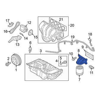 Ford OE - Engine Oil Filter Adapter