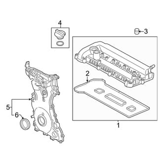 Ford OE - Engine / Transaxle - Valve & Timing Covers (2.5L)