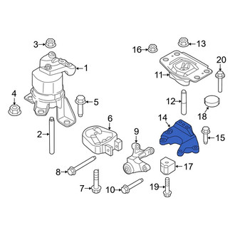 Ford OE - Manual Transmission Mount Bracket