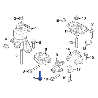 Ford OE - Lateral Arm Bolt