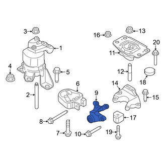 Ford OE - Engine Mount Support Bracket