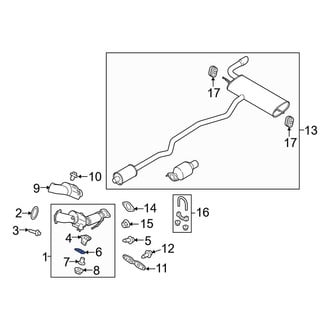 Ford OE - Catalytic Converter Bracket