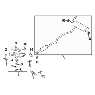Ford OE - Exhaust System Hanger