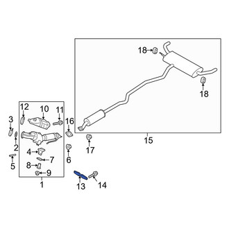 Ford OE - Exhaust System Hanger