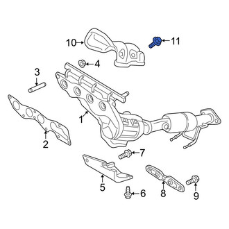 Ford OE - Catalytic Converter Heat Shield Bolt