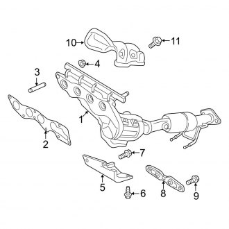 2013 Ford Fusion Exhaust Headers, Manifolds & Parts | CARiD