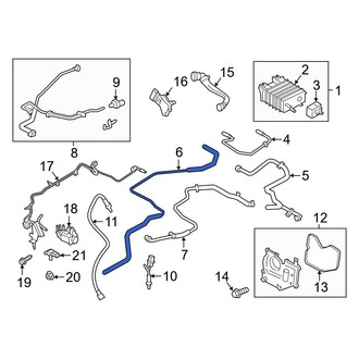 Ford OE - Evaporative Emissions System Lines