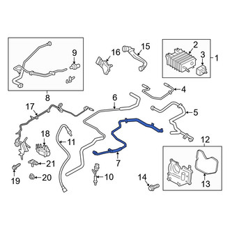 Ford OE - Evaporative Emissions System Lines
