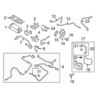 Ford OE - PCV Valve Grommet