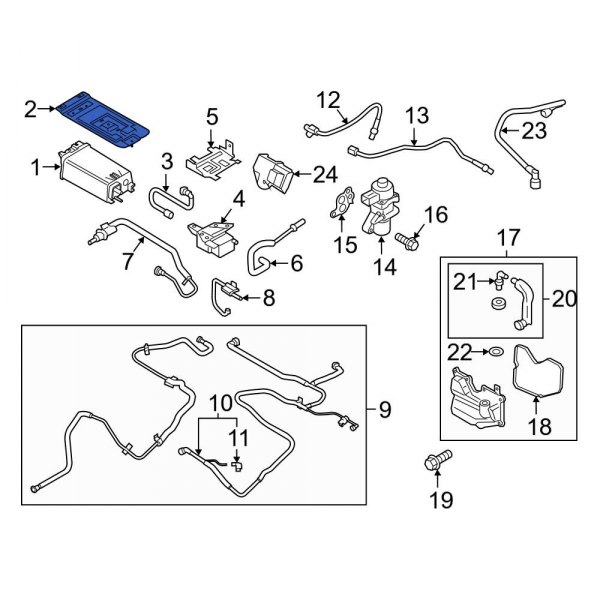 Vapor Canister Bracket