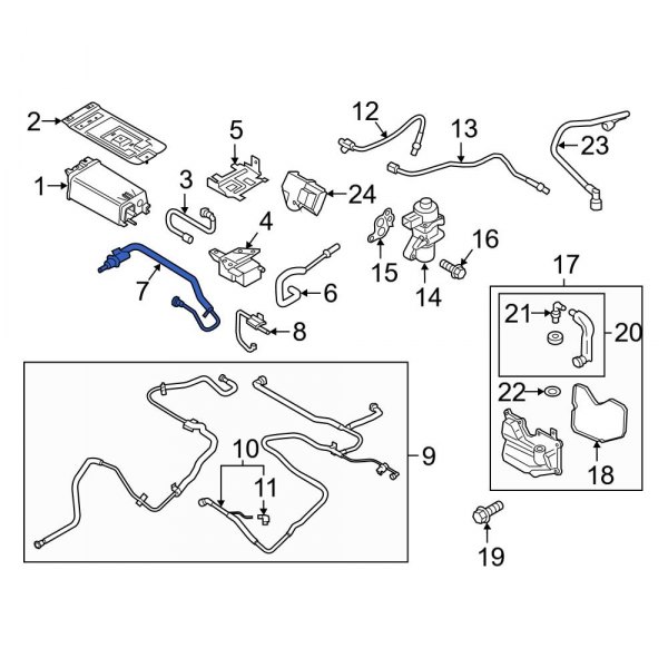 Evaporative Emissions System Lines