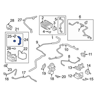 Ford OE - PCV Valve Hose
