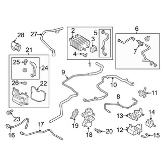 Ford OE - Emission System - Emission Components (S Hybrid / SE Hybrid / Titanium Hybrid)