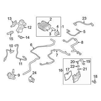 Ford OE - Emission System - Emission Components (2.5L)