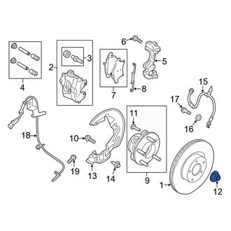 Ford OE - Rear CV Joint Nut