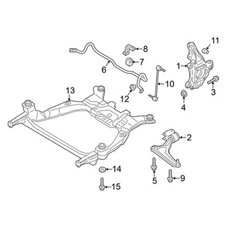 Ford OE - Front Suspension - Suspension Components (2.7L)