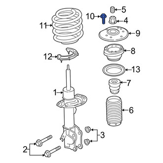 Ford OE - Lower Radiator Support Tie Bar Bolt
