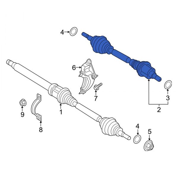 CV Axle Assembly